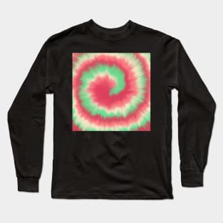 Watermellon Tie Dye Long Sleeve T-Shirt